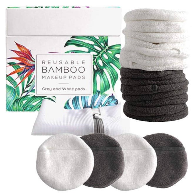 Tayvada Bamboo Reusable Makeup Remover Pads (14-Pack)