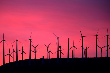 wind turbines, clean energy