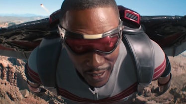 Anthony Mackie as Sam Wilson in Marvel’s The Falcon and the Winter Soldier