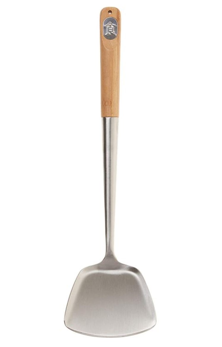 TableCraft Bamboo Handle Wok Spatula (14.5 Inches) 