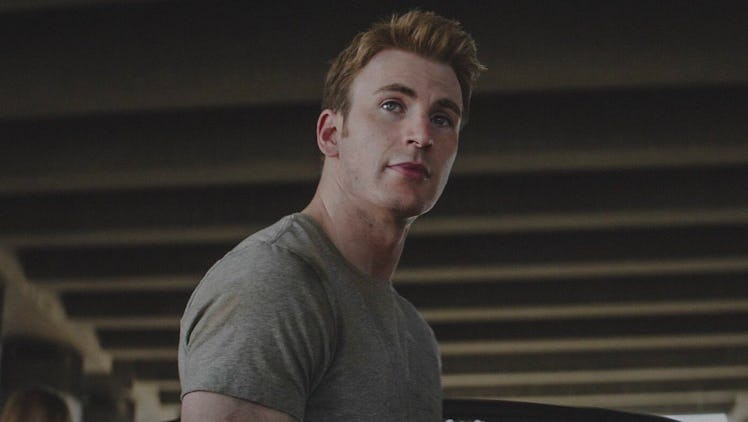 Chris Evans as Steve Rogers in Marvel's Captain America: Civil War