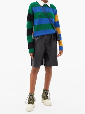 Striped Cashmere Rugby Sweater