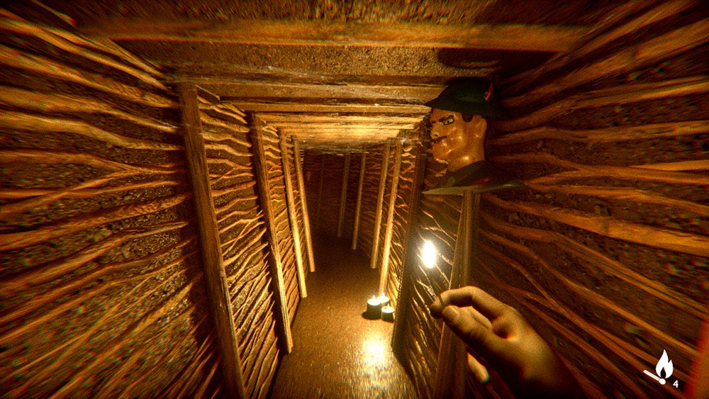 under depths of fear match light hallway horror