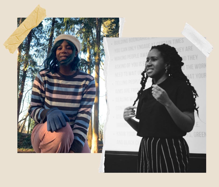 Dominique Palmer & Samia Dumbuya are both UK climate activists