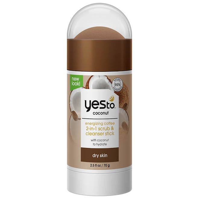 Yes To Energizing Coffee 2-in-1 Scrub & Cleanser Stick