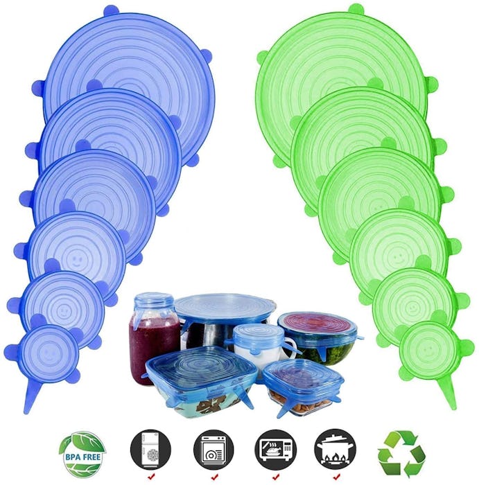 Adpartner Silicone Stretch Lids (Set of 12)
