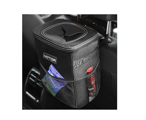 HOTOR Car Trash Can with Lid