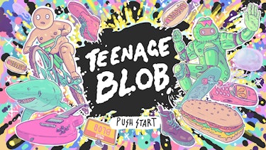 Teenage Blob start screen