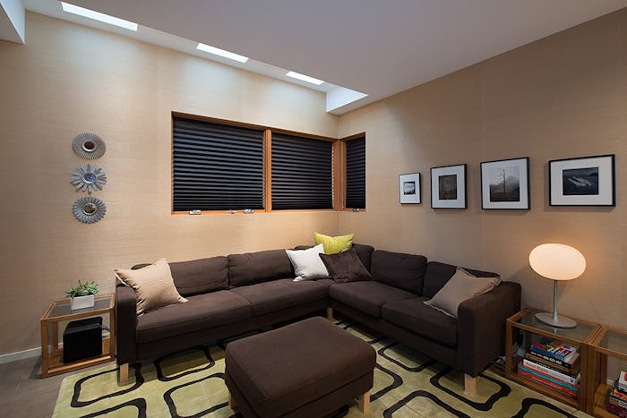 Redi Shade Blackout Pleated Paper Shade Black