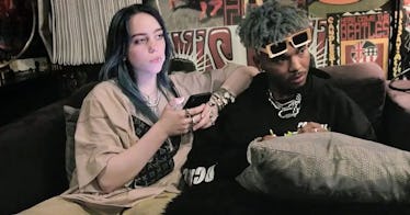 Billie Eilish with her ex boyfriend, 7:AMP.