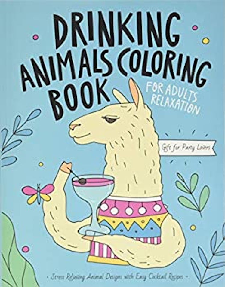 Drinking Animals Coloring Book