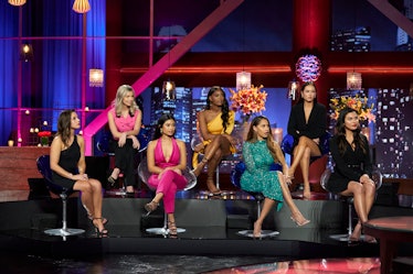 The cast of Matt James' Bachelor season at the "Women Tell All" special.