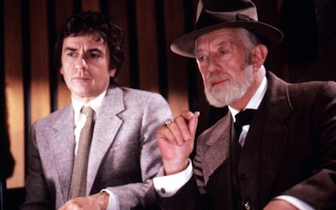 Alec Guinness (right) and Dudley Moore in Lovesick.