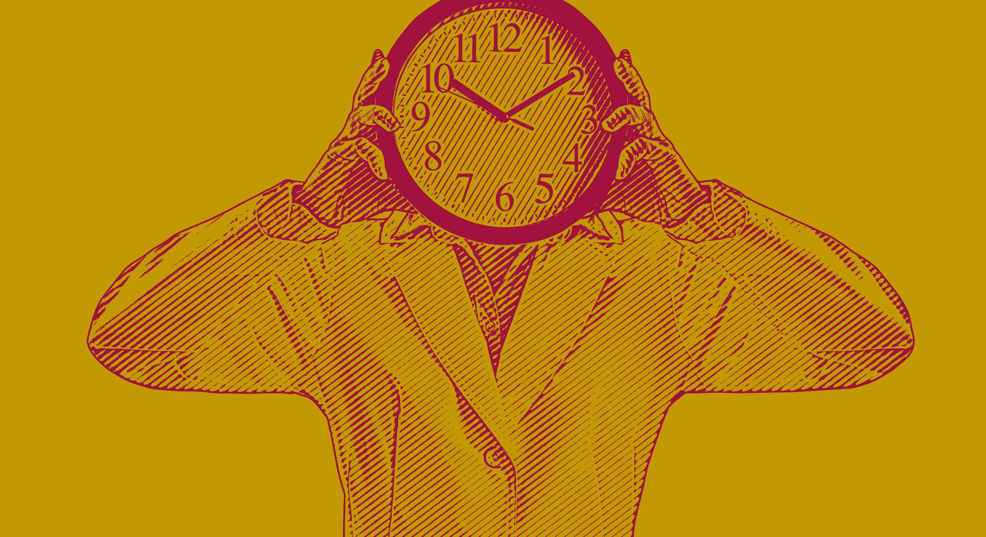 adhd clock time keeping at work