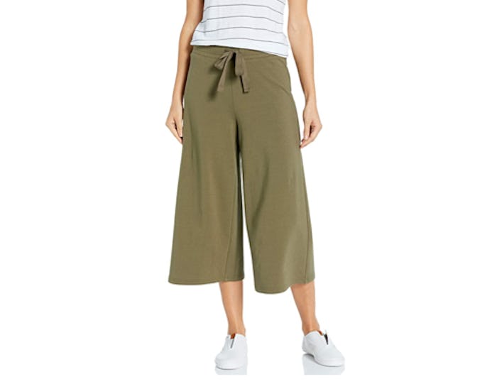 Daily Ritual Terry Cotton and Modal Culotte Pant