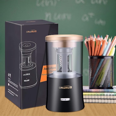 OfficeWorld Rechargeable Electric Pencil Sharpener