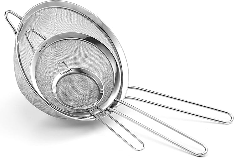 Cuisinart Set of 3 Fine Mesh Stainless Steel Strainers