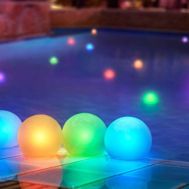 FlashingBlinkyLights Floating Lights For Pool (12-Pack)