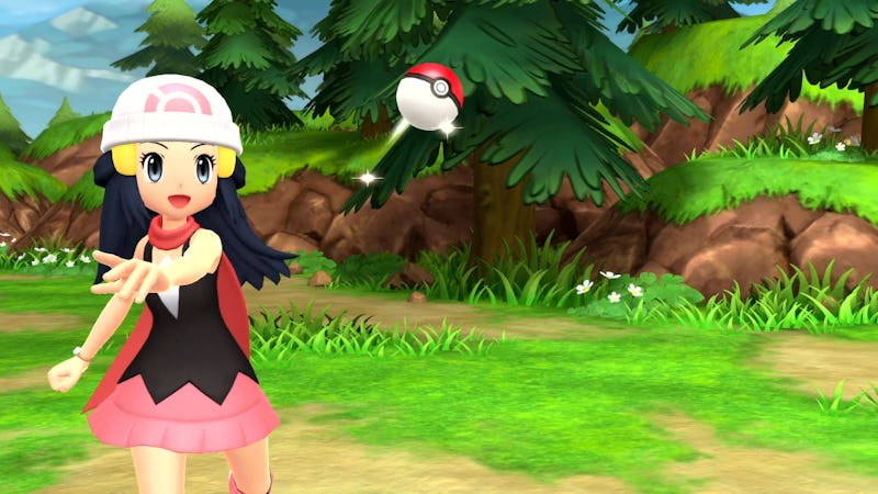 screenshot of pokemon brilliant diamond & shining pearl