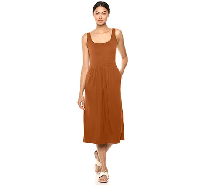 Daily Ritual Empire Waist Midi Dress