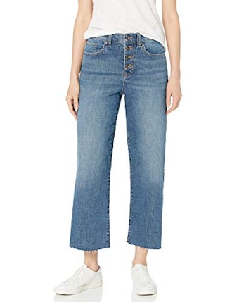 Daily Ritual Relaxed Fit Wide-Leg Crop Jean