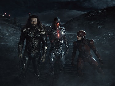 Aquaman, Cyborg and The Flash in "Justice League"