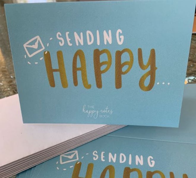 Happy Notes folded cards (10-pack)