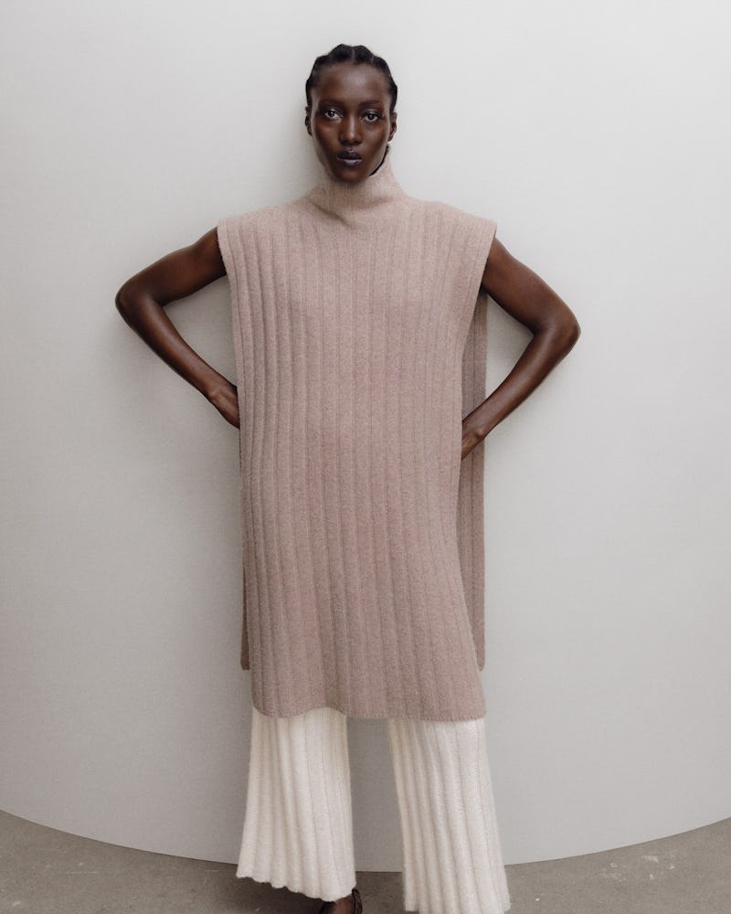 Model during By Malene Birger's Fall/Winter 2021 show.