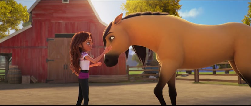 Horses take center stage in animated film, Spirit Untamed.