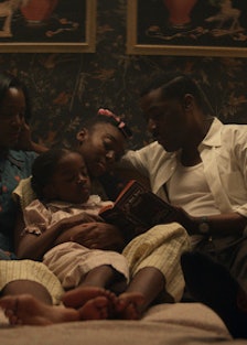 Them - Emory family in bed