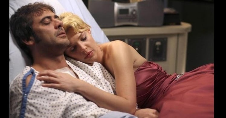 Denny and Izzy in Grey's Anatomy.