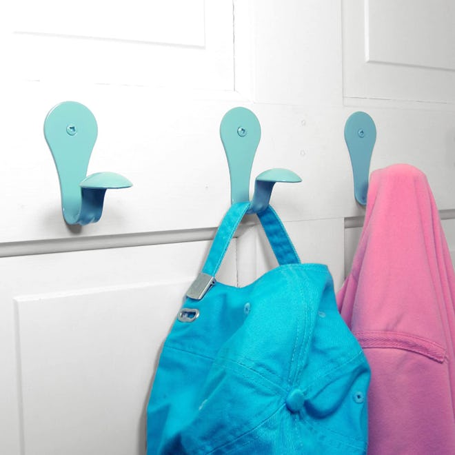 These SmartHook hooks are some of the one of the best ways to store hats.