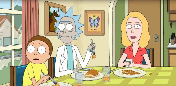rick and morty breakfast