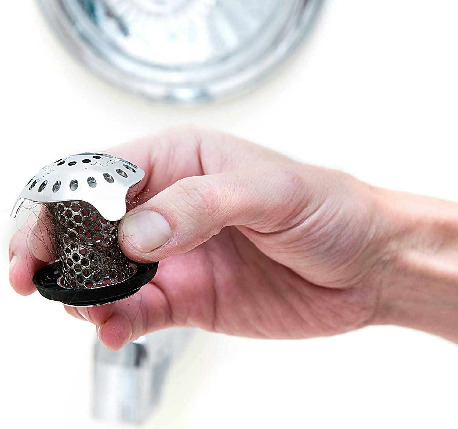 TubShroom Stainless Steel Drain Protector