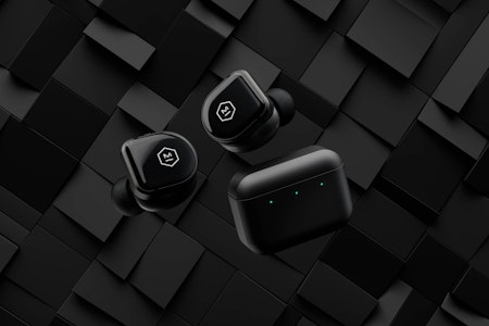 Master & Dynamic MW08 wireless earbuds with hybrid active noise-cancellation and 42-hour battery lif...