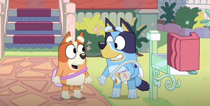 Hunt for Easter clues with Bluey and Bingo