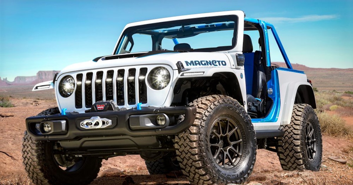 Jeep's all-electric Wrangler concept is a disappointing hack job