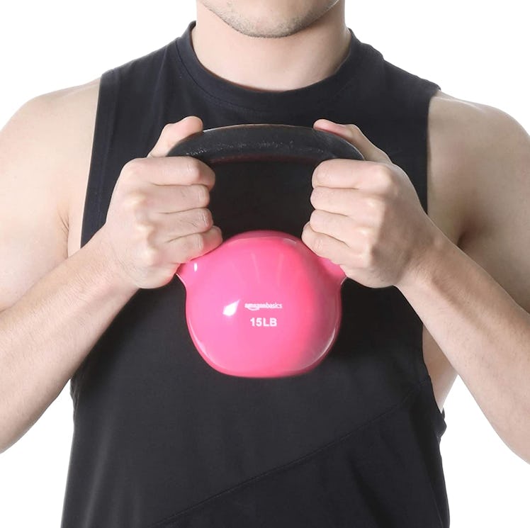 Amazon Basics Vinyl Kettlebell