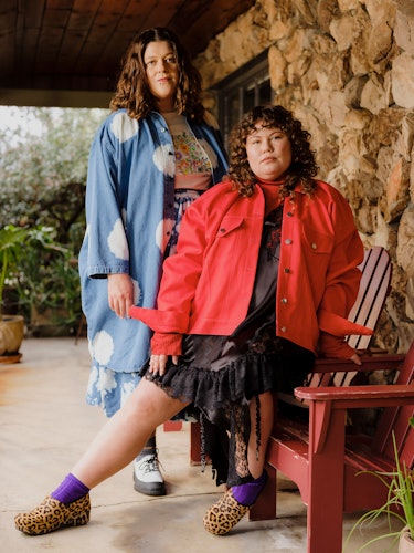Alyssa Polk and Christina Quarles at their home in Altadena, California 