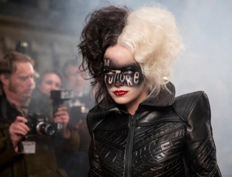 Emma Stone in her little "the future" makeup.