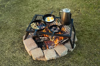 Amazon Basics Folding Campfire Grill