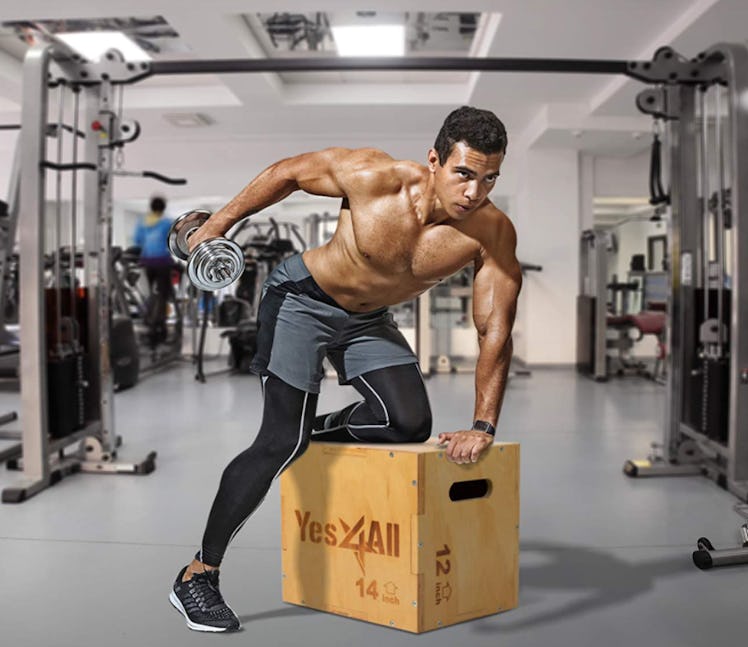Yes4All Non-Slip Wooden Plyo Box