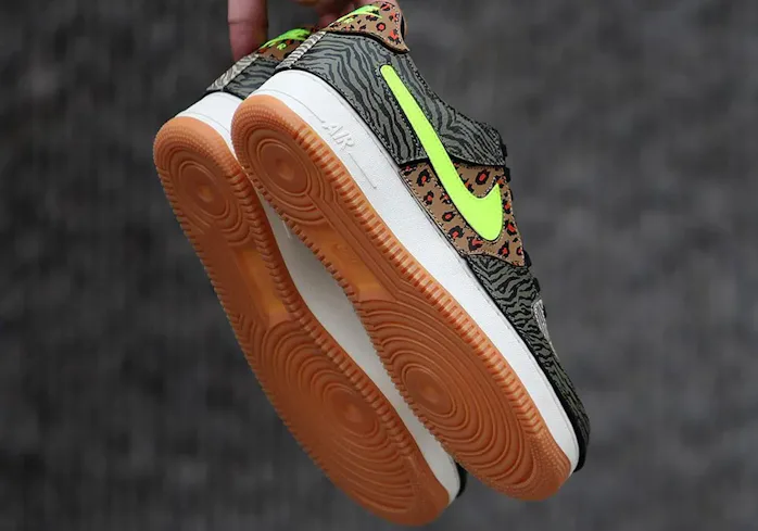 Nike has a wild Air Force 1 sneaker with swappable animal prints Nike has a wild Air Force 1 sneaker with swappable animal prints