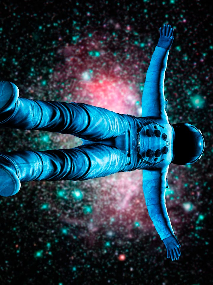 Space walk concept astronaut