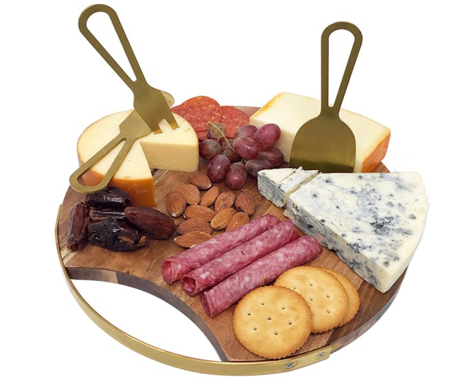Choosy Chef Magnetic Charcuterie Board with Serving Utensils