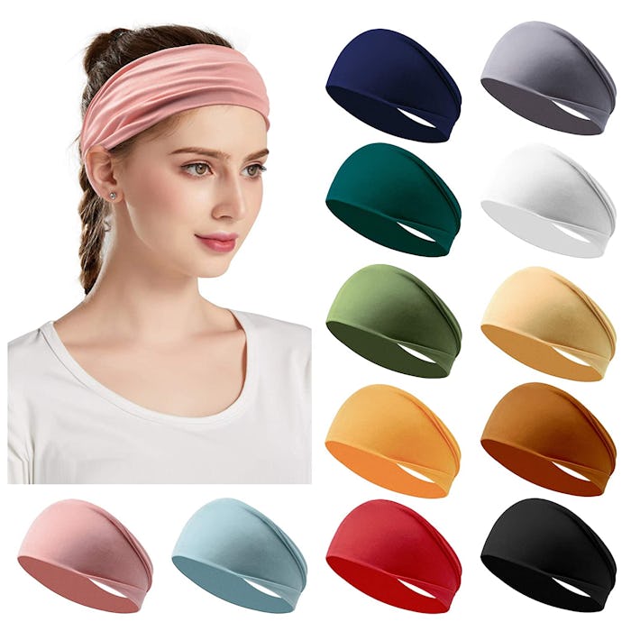 Jesries Elastic Head Bands (12-Pack)