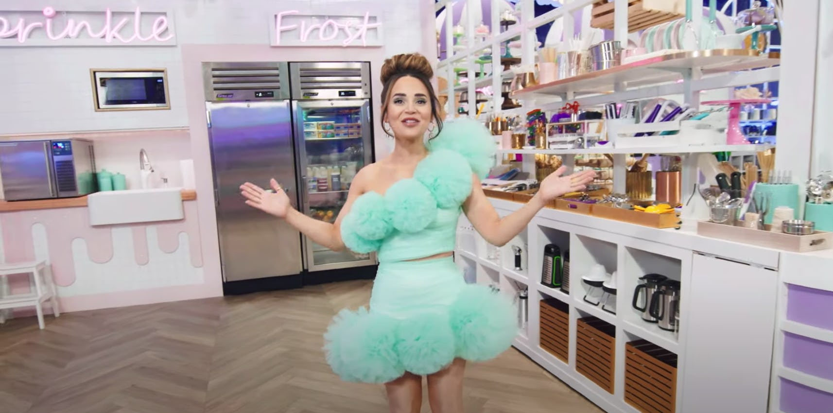Rosanna Pansino hosts 'Baketopia' on HBO Max via YouTube Screenshot