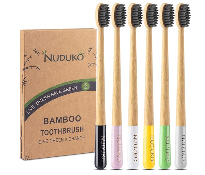 Nuduko Bamboo Toothbrush (6-Pack)