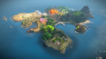 the witness puzzle game island full map