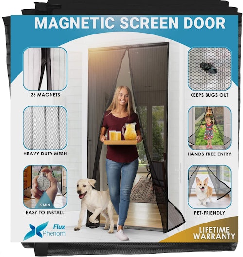 Flux Phenom Reinforced Magnetic Screen Door 